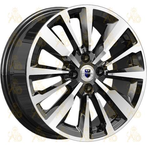 K&K Эрман 6.5x16 4*100 ET50 DIA60.1 Алмаз черный Литой