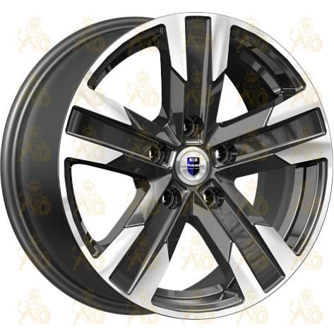 K&K Висмут 7x16 5*110 ET39 DIA65.1 Алмаз черный Литой