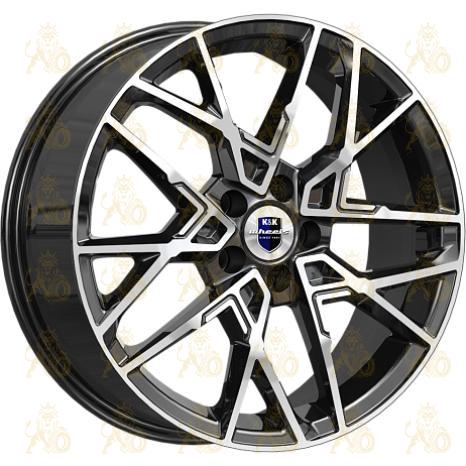 K&K Вудроф 7x18 5*114.3 ET35 DIA66.1 Алмаз черный Литой