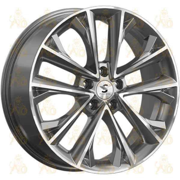 Скад КР012 7x18 5*114.3 ET48.5 DIA67.1 Diamond gloss graphite Литой