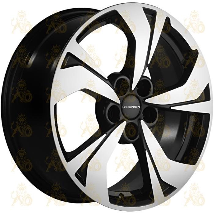 Khomen KHW 1724 7x17 5*108 ET40 DIA54.1 Black-FP Литой