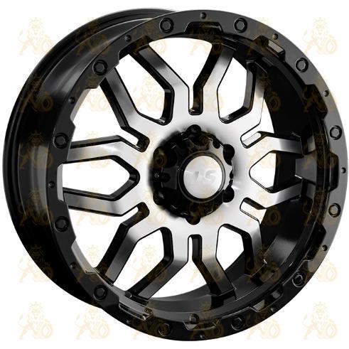 LS 1285 8x17 6*139.7 ET10 DIA110.5 BKF Литой