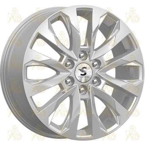 Скад КР007 8x20 6*139.7 ET42 DIA75.1 Elite silver Литой