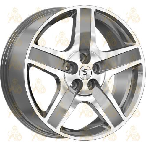 Скад КР008 8.5x20 5*120 ET41.5 DIA66.1 Diamond gloss graphite Литой