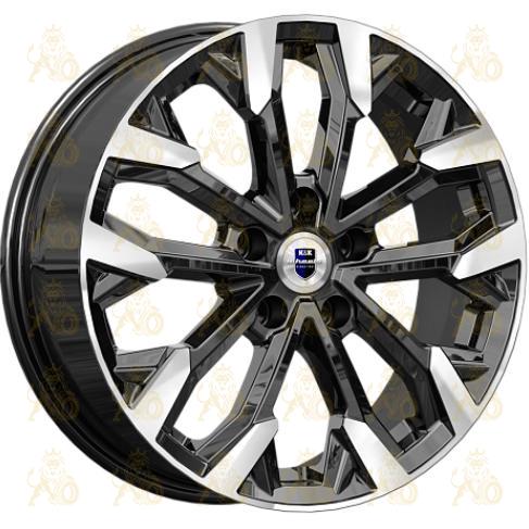 K&K Морейн 6.5x17 5*114.3 ET40 DIA64.1 Алмаз черный Литой
