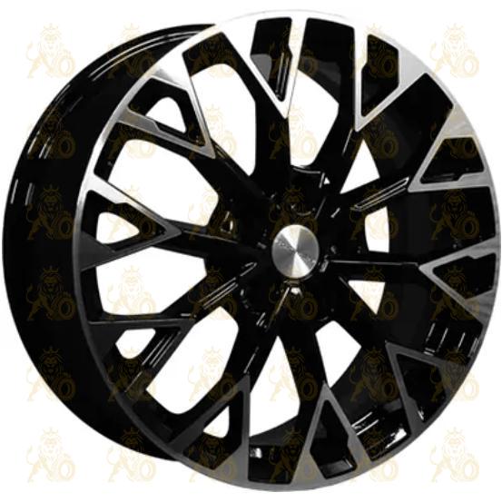 Khomen KHW 1718 7x17 5*110 ET46 DIA63.3 Black-FP Литой
