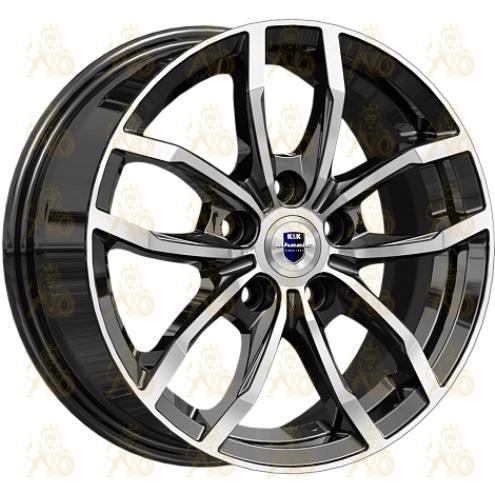 K&K Фрост 6.5x15 5*100 ET38 DIA57.1 Алмаз черный Литой