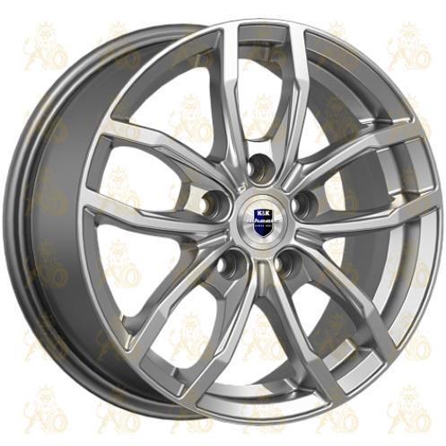 K&K Фрост 6.5x15 5*114.3 ET39 DIA60.1 Дарк платинум Литой