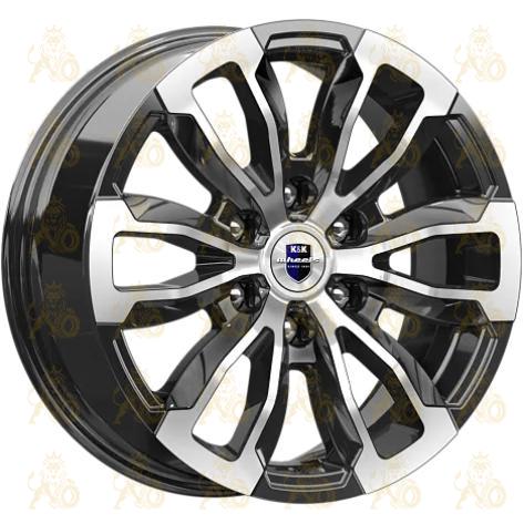K&K Меконг 7.5x18 6*139.7 ET36 DIA100.1 Алмаз черный Литой
