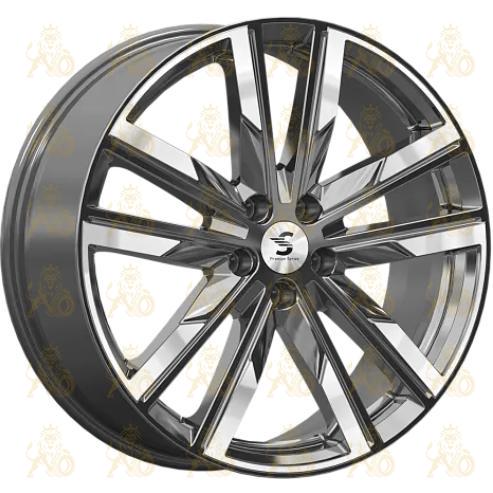 Скад КР014 8x20 5*114.3 ET45 DIA67.1 Diamond gloss graphite Литой