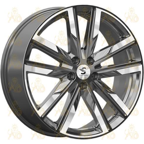 Скад КР014 8x20 5*114.3 ET45 DIA67.1 Diamond gloss graphite Литой