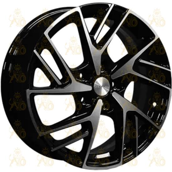 Khomen KHW 1722 6.5x17 5*108 ET33 DIA60.1 Black-FP Литой