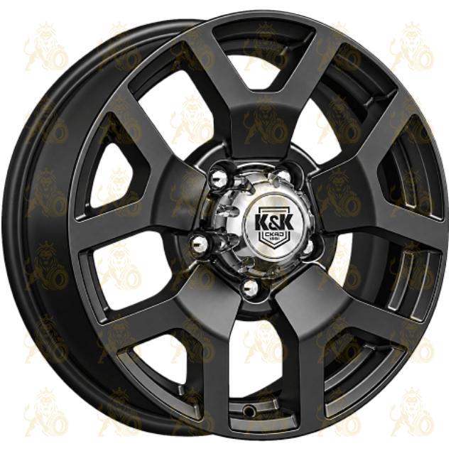 K&K Намиб 7x18 5*139.7 ET35 DIA108.6 Черный Матовый Литой