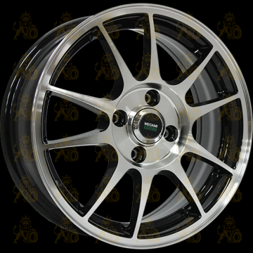 Megami MGM-5 6x15 4*100 ET40 DIA67.1 BFP Литой