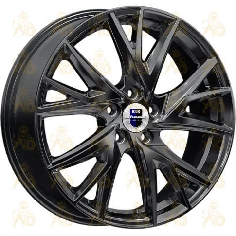 K&K Кайлас 6.5x18 5*114.3 ET37 DIA66.6 Черный Литой