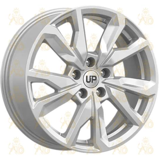 Wheels UP UP114 7x17 5*114.3 ET37 DIA66.6 Silver Classic Литой