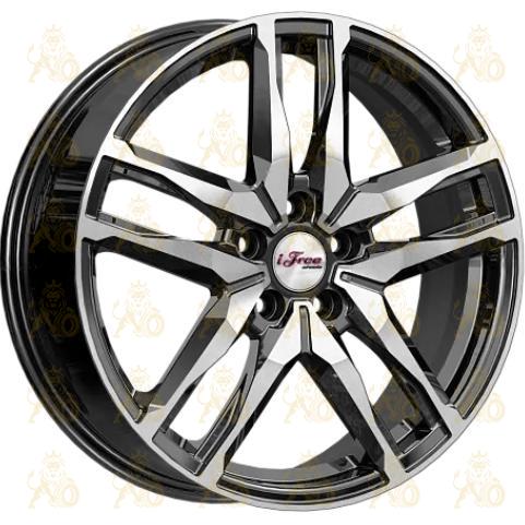 iFree Бомбей 6.5x18 5*108 ET33 DIA60.1 Блэк Джек Литой