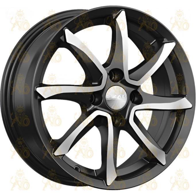 Скад Осака 6x15 4*100 ET46 DIA54.1 Алмаз бархат Литой