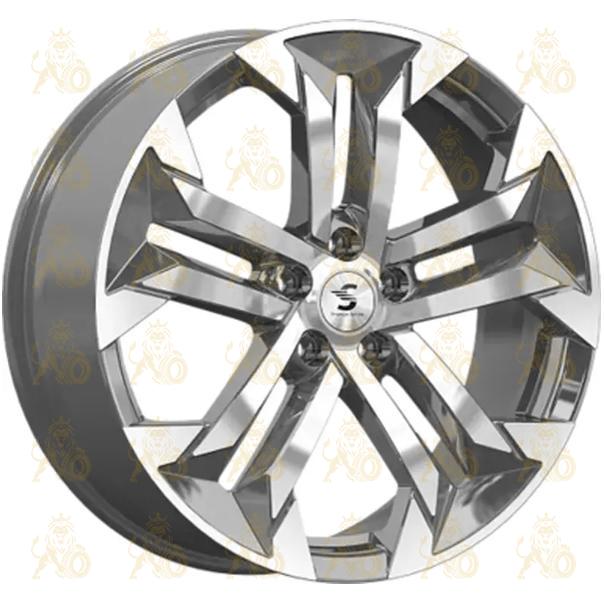 Скад KP015 7.5x19 5*108 ET46 DIA63.3 Diamond gloss graphite Литой
