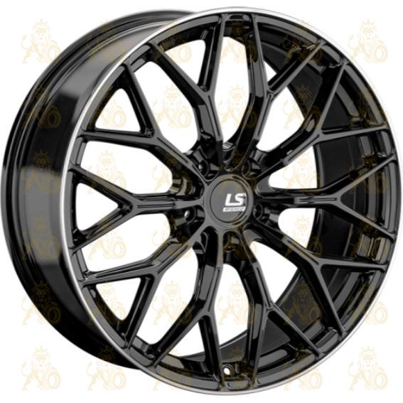LS RC69 8x18 5*108 ET45 DIA63.3 BKL Литой