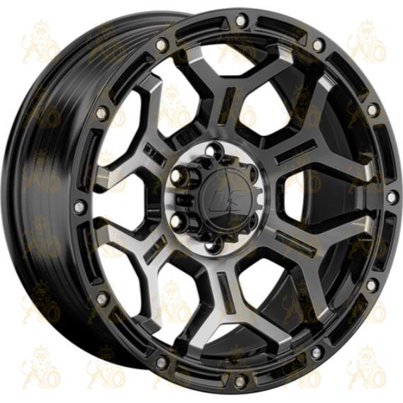 LS RC68 9x18 6*139.7 ET25 DIA106.1 BKF Литой