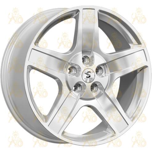 K&K КР008 8.5x20 5*120 ET41.5 DIA66.1 Elite silver Литой