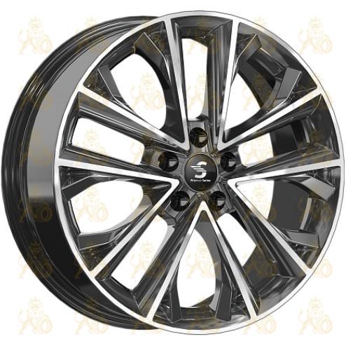 Скад КР012 7x18 5*108 ET36 DIA65.1 Diamond Black Gris Литой