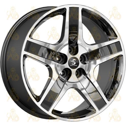 K&K КР008 8.5x20 5*120 ET41.5 DIA66.1 Алмаз черный Литой