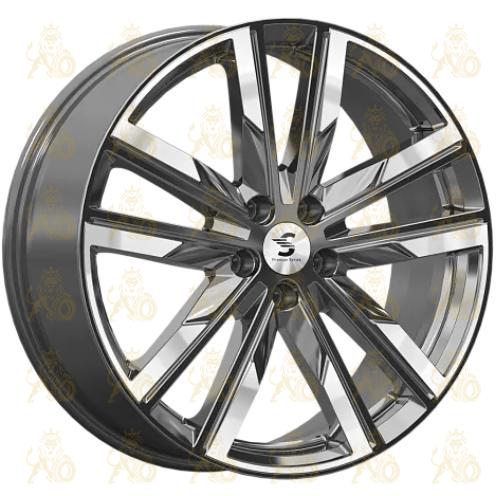 K&K КР014 8x20 5*112 ET41 DIA57.1 Diamond gloss graphite Литой