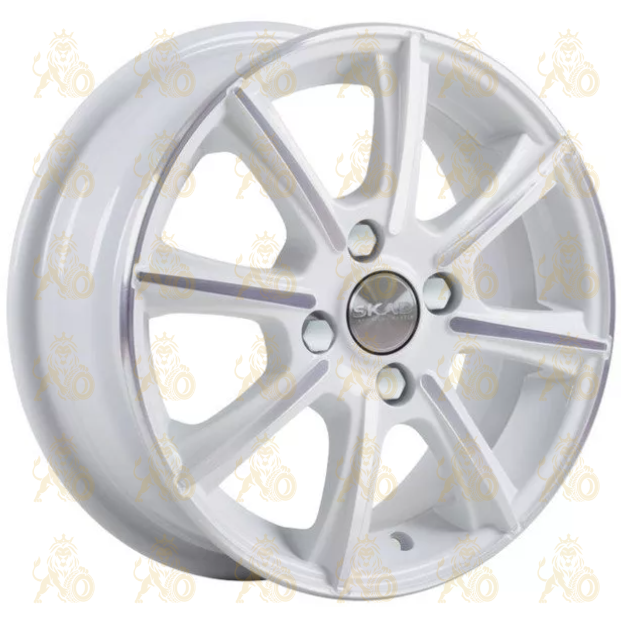 Скад Монако 5.5x14 4*100 ET49 DIA56.6 Алмаз белый Литой