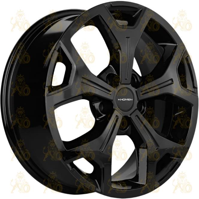 Khomen KHW 1710 6.5x17 5*120 ET55 DIA65.1 Black Литой
