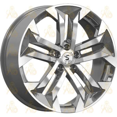 K&K КР015 7.5x19 5*114.3 ET45 DIA67.1 Diamond gloss graphite Литой