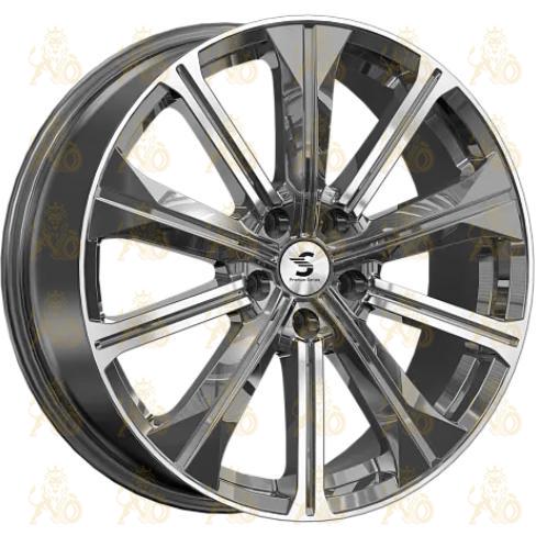K&K КР013 7x19 5*114.3 ET40 DIA66.6 Diamond gloss graphite Литой