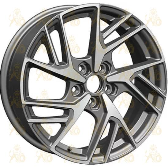 Khomen KHW 1722 6.5x17 5*114.3 ET45 DIA67.1 Gray-FP Литой