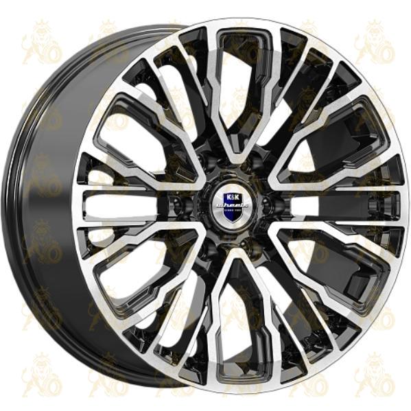 K&K Кортес 8.5x19 6*139.7 ET25 DIA106.1 Алмаз черный Литой