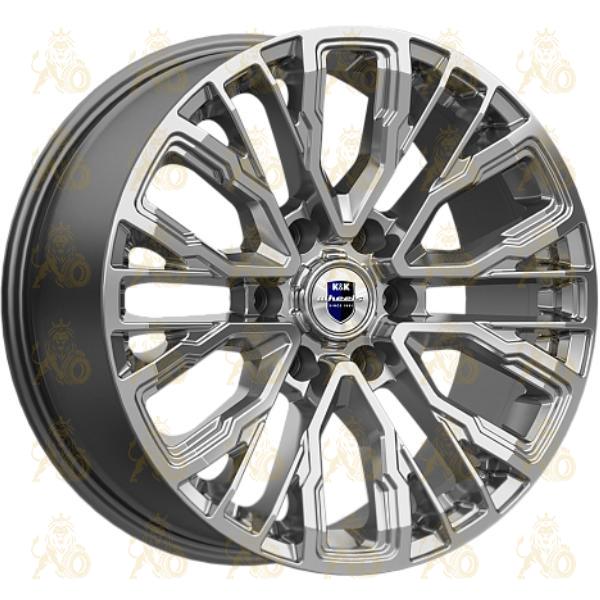 K&K Кортес 8.5x19 6*139.7 ET36 DIA100.1 Дарк платинум Литой