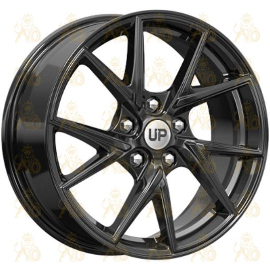 Wheels UP UP105 7x17 5*114.3 ET48 DIA67.1 New Black Литой