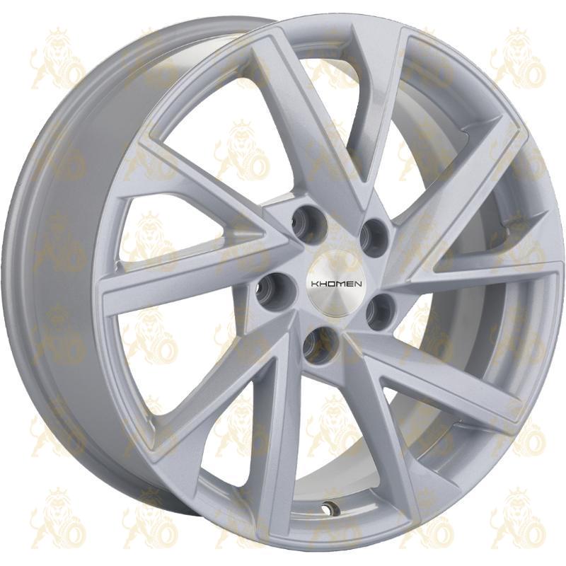 Khomen KHW 1714 7x17 5*110 ET46 DIA63.3 F-Silver Литой