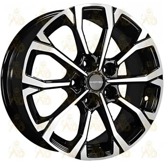 Khomen KHW 1605 6.5x16 5*114.3 ET50 DIA66.1 Black-FP Литой
