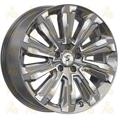 K&K Humber 8x20 5*108 ET46 DIA63.3 Diamond gloss graphite Литой