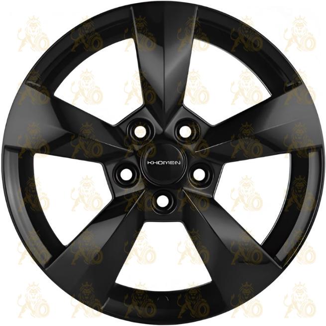 Khomen KHW 1504 6x15 5*100 ET38 DIA57.1 Black Литой