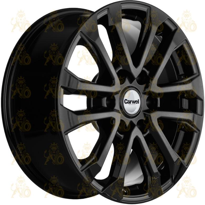 Carwel Пур 7.5x18 6*139.7 ET38 DIA67.1 BL Литой