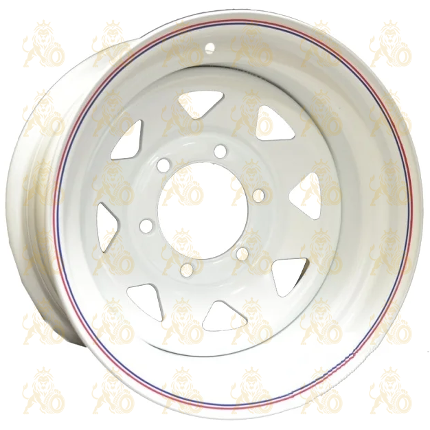 Off Road Wheels Nissan/Toyota 8x16 6*139.7 ET10 DIA110.1 White Штампованный