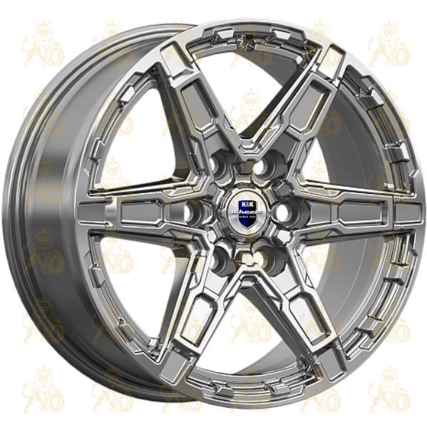 K&K Дистрикт 8x18 6*139.7 ET25 DIA106.1 Дарк платинум Литой