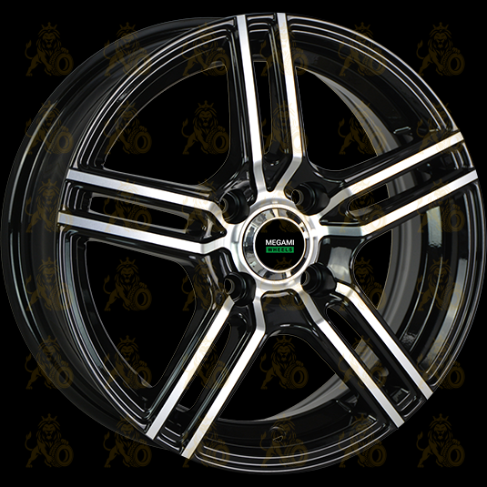 Megami MGM-1 7x17 5*114.3 ET40 DIA64.1 BKF Литой