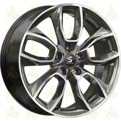 K&K КР001 7x18 5*108 ET41 DIA59.6 Алмаз черный Литой
