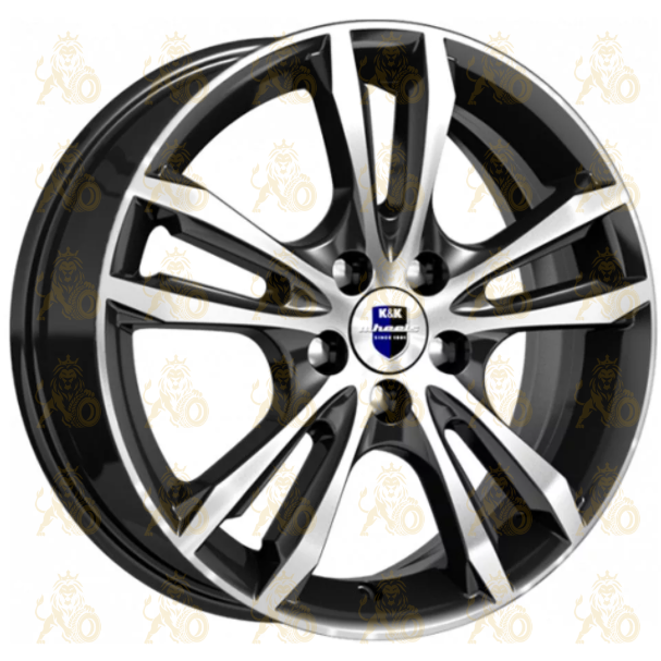K&K Samara 6x16 4*100 ET49 DIA54.1 Алмаз черный Литой