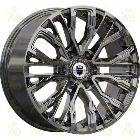 K&K Кортес 8.5x19 6*139.7 ET36 DIA100.1 Черный Литой