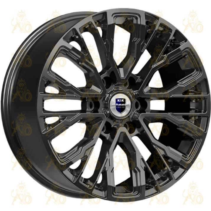 K&K Кортес 8.5x19 6*139.7 ET36 DIA100.1 Черный Литой