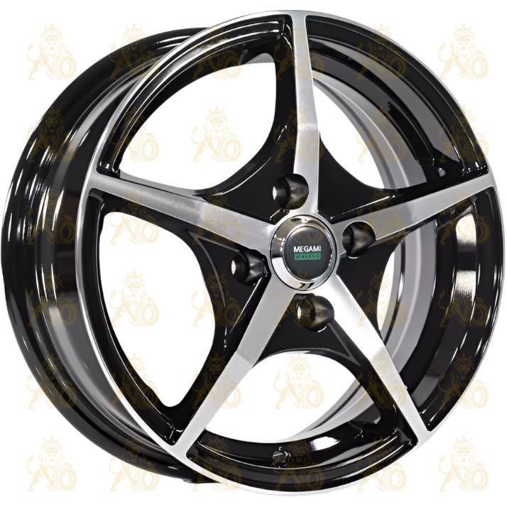 Megami MGM-19FF 6x15 4*100 ET46 DIA54.1 BKF Литой